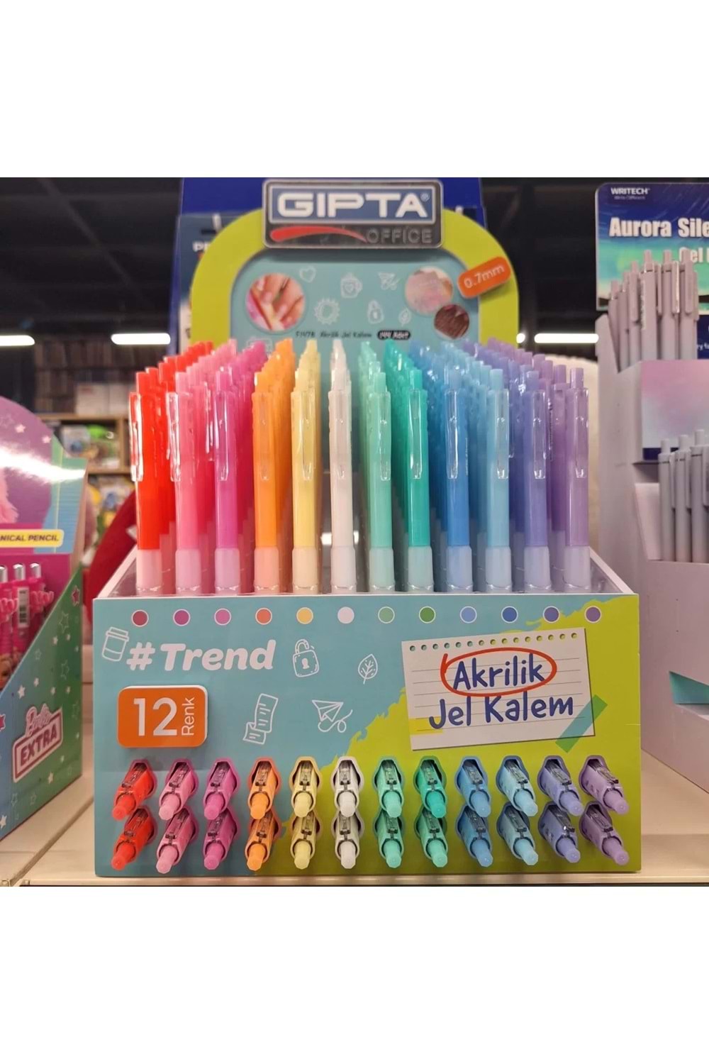 GIPTA JEL KALEM AKRİLİK TREND 05 MM.12 RENK 144 LÜ F1478