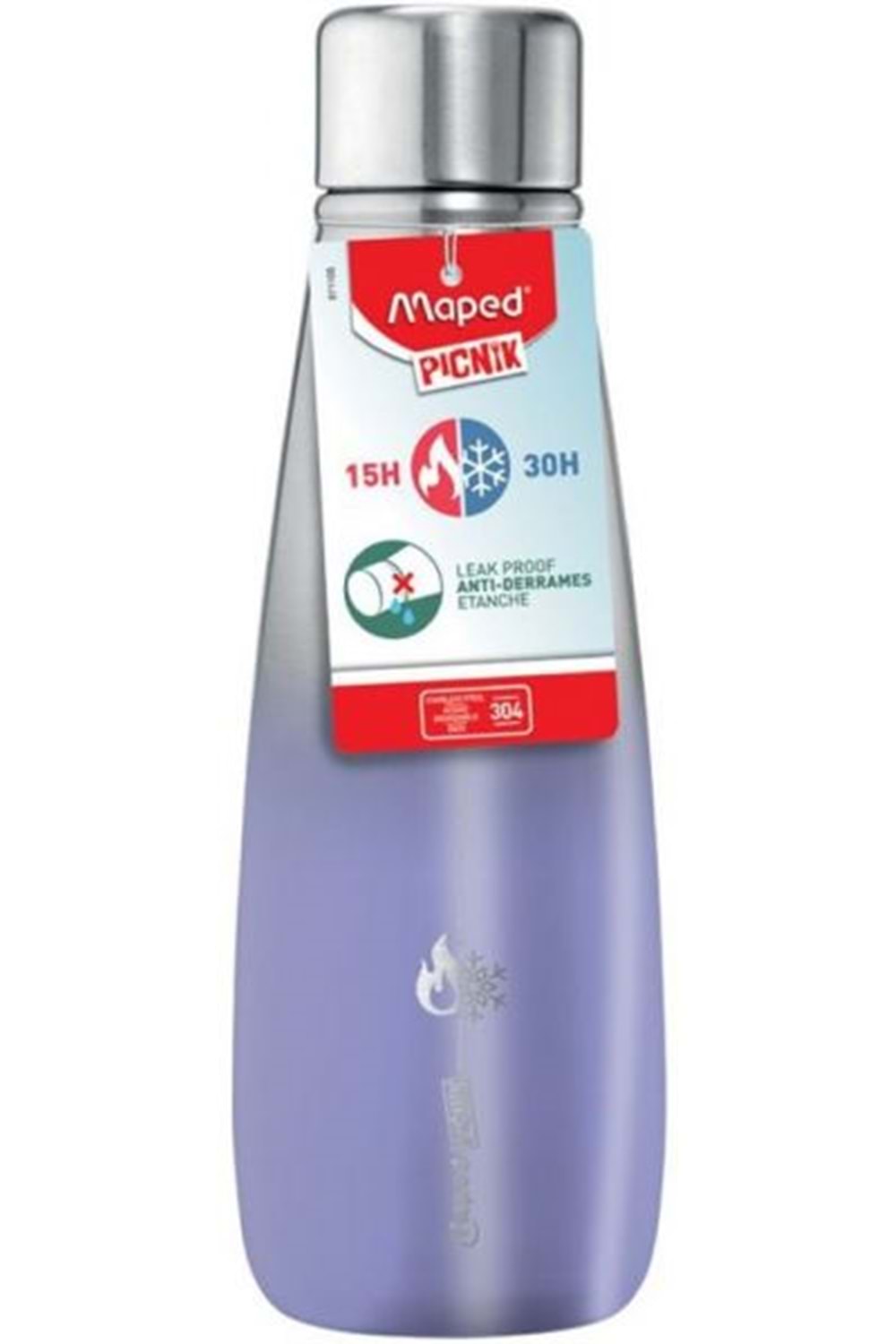 MAPED CONCEPT 500ML ÇELİK TERMOS MATARA-MOR MAP-871106