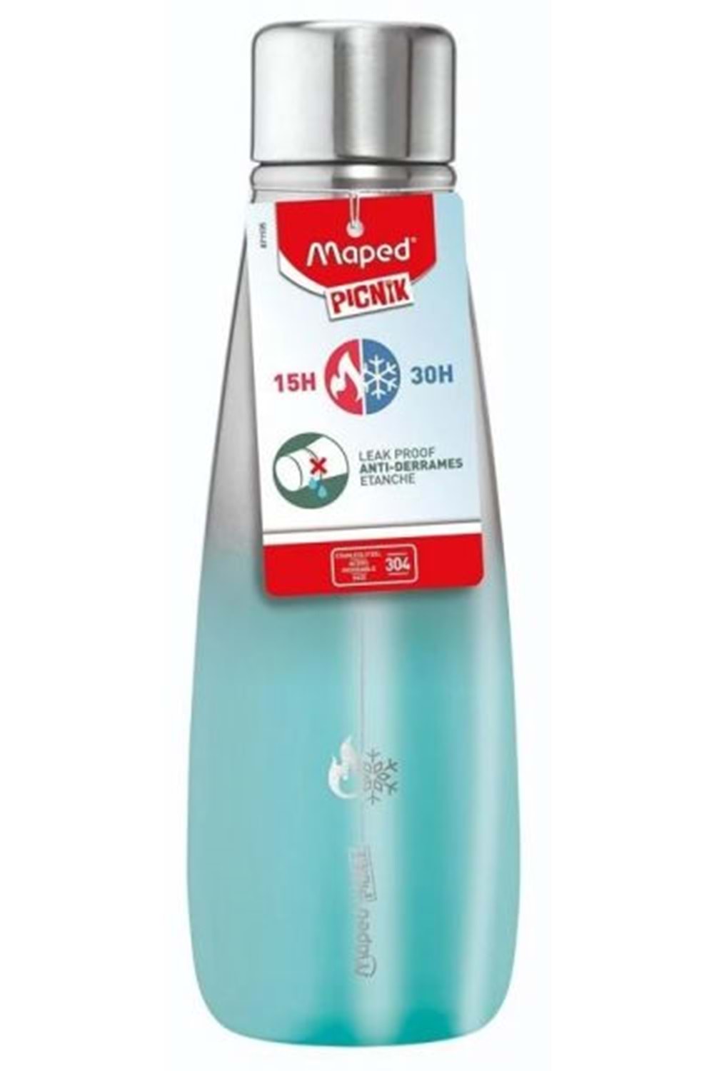 MAPED CONCEPT 500ML ÇELİK TERMOS MATARA-TURKUAZ MAP-871107