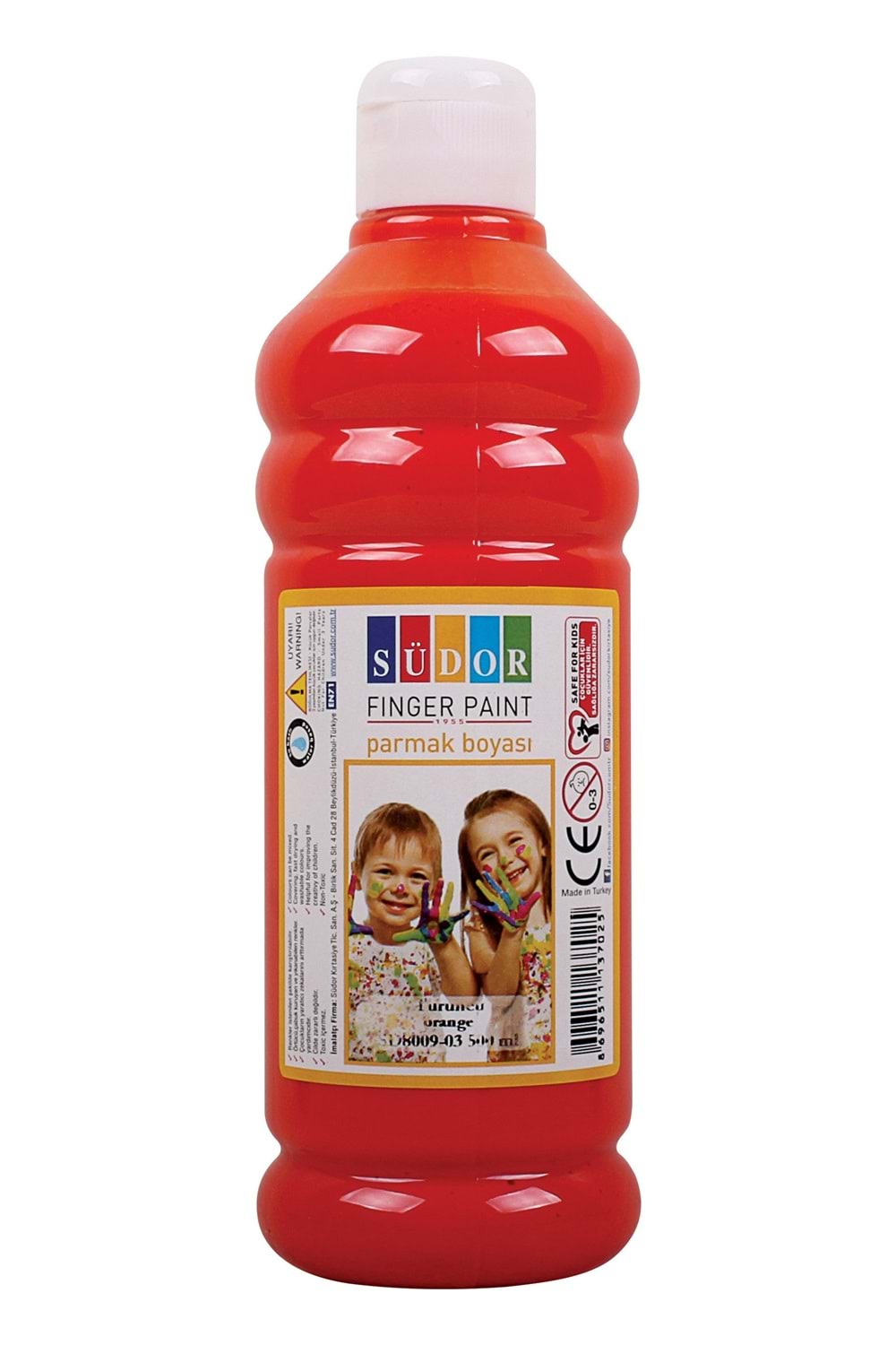 SÜDOR PARMAK BOYASI 500 ML.TURUNCU