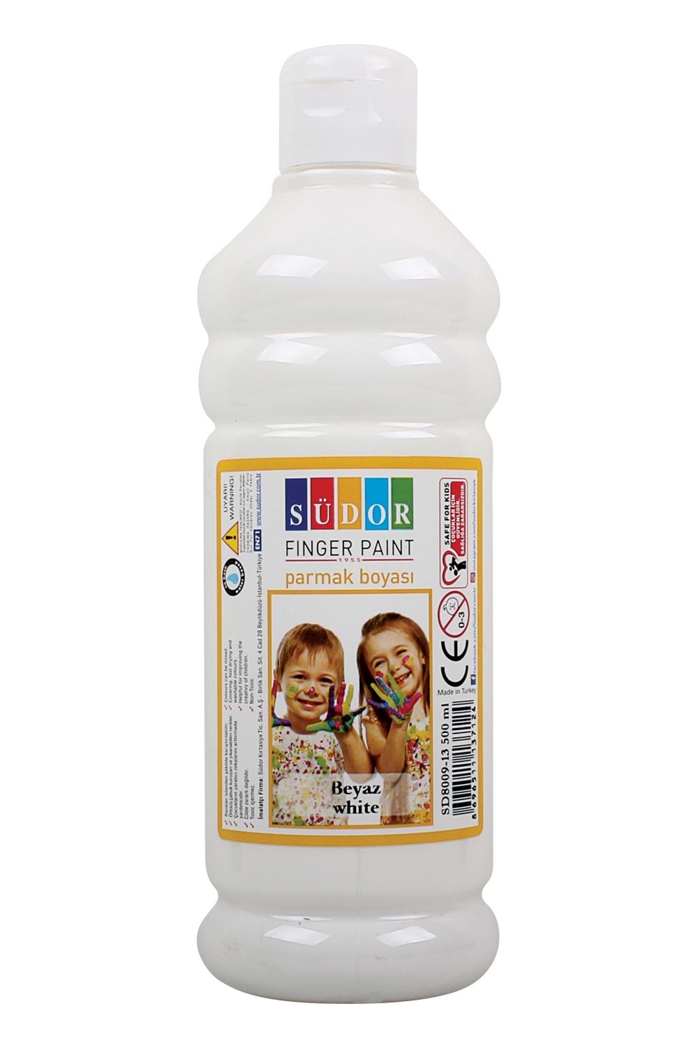 SÜDOR PARMAK BOYASI 500 ML.BEYAZ