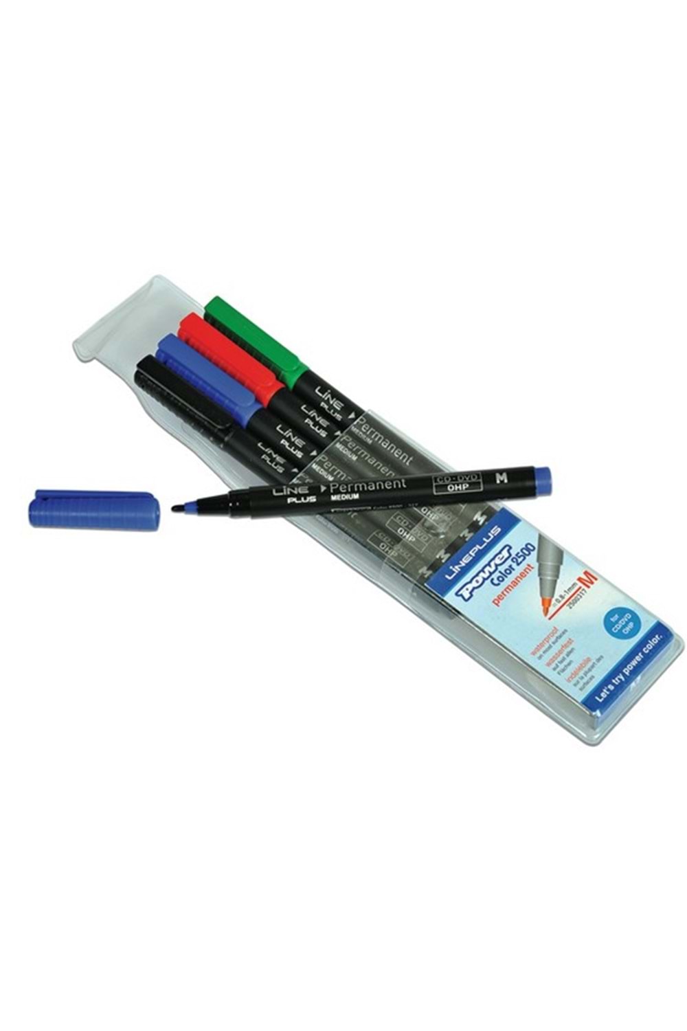 LİNEPLUS ASETAT KALEMİ (M) 4 LÜ BLİSTER