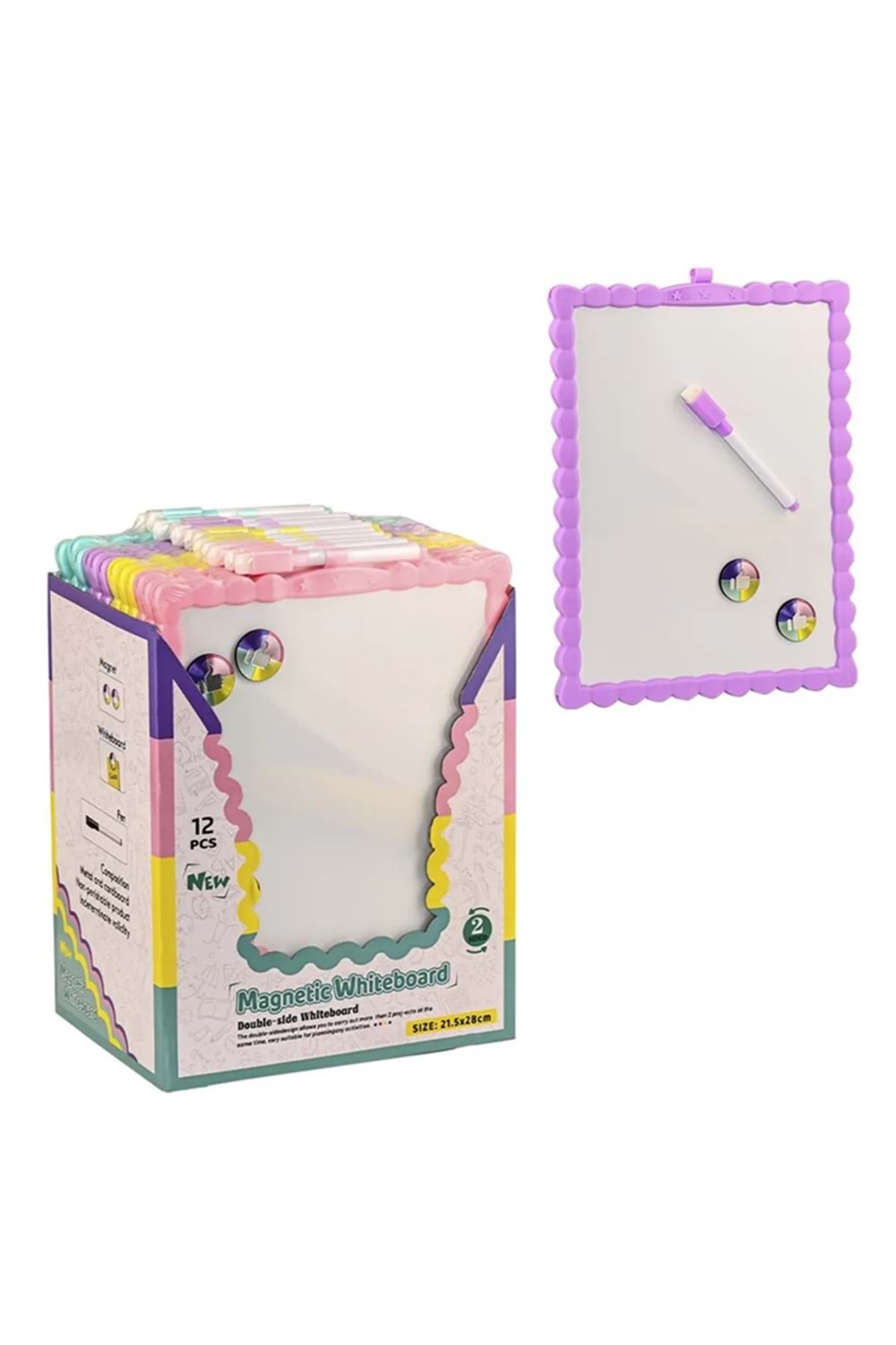 MİSYON MANYETİK YAZI TAHTASI 21,5x28 Cm 12 Li