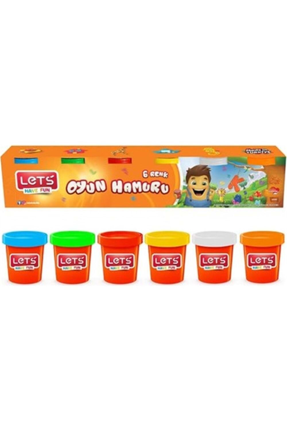 LETS OYUN HAMURU 6 RENK 590 GR.8450
