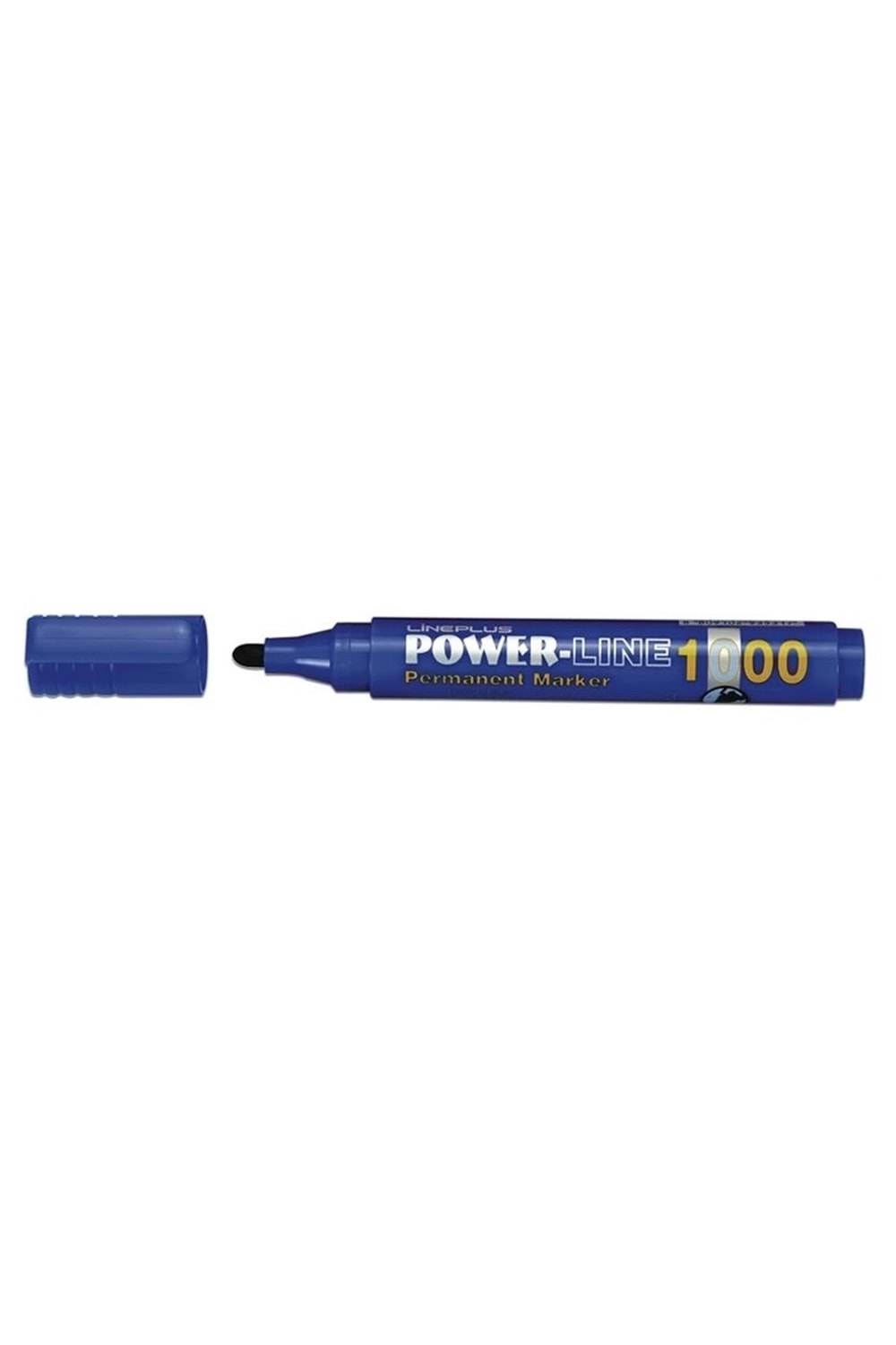 LİNEPLUS PERMANENT MARKER MAVİ 12 Lİ YUVARLAK UÇ 3 MM.