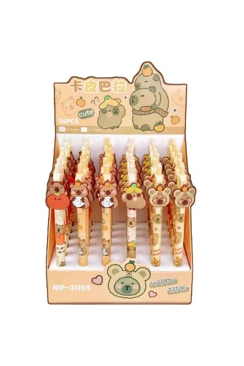 BRONS VERSATİL KALEM 0.7 MM.36 LI PK.CAPYBARA BR-6008