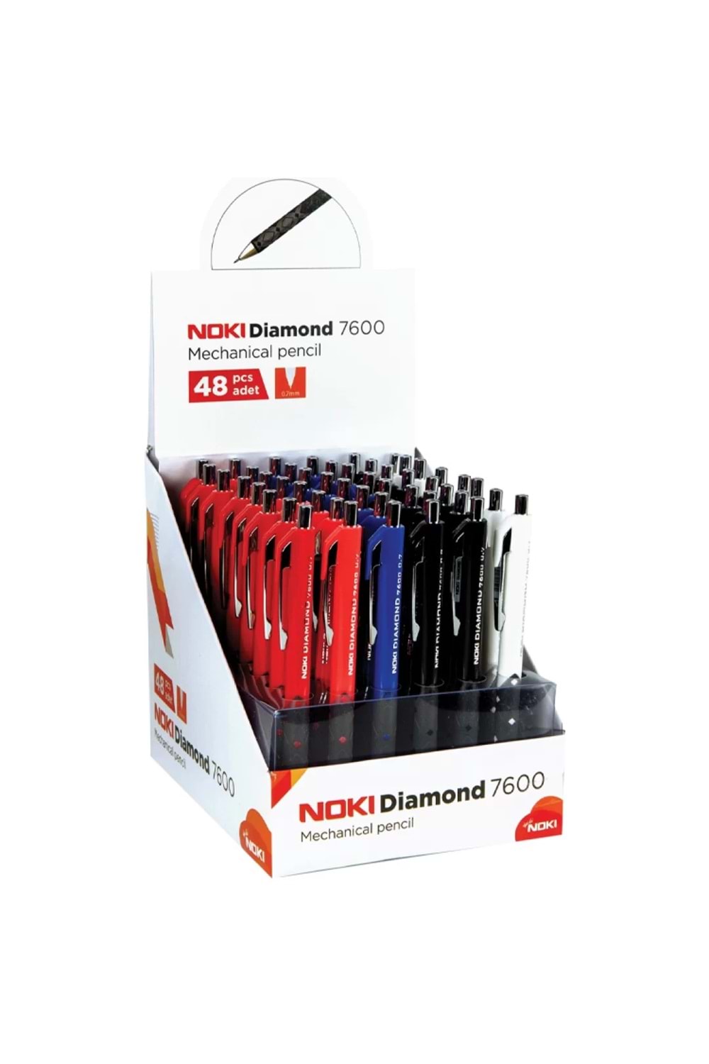 NOKİ VERSATİL KALEM 0,7 MM. 48 Lİ PK.DAİMOND 7600