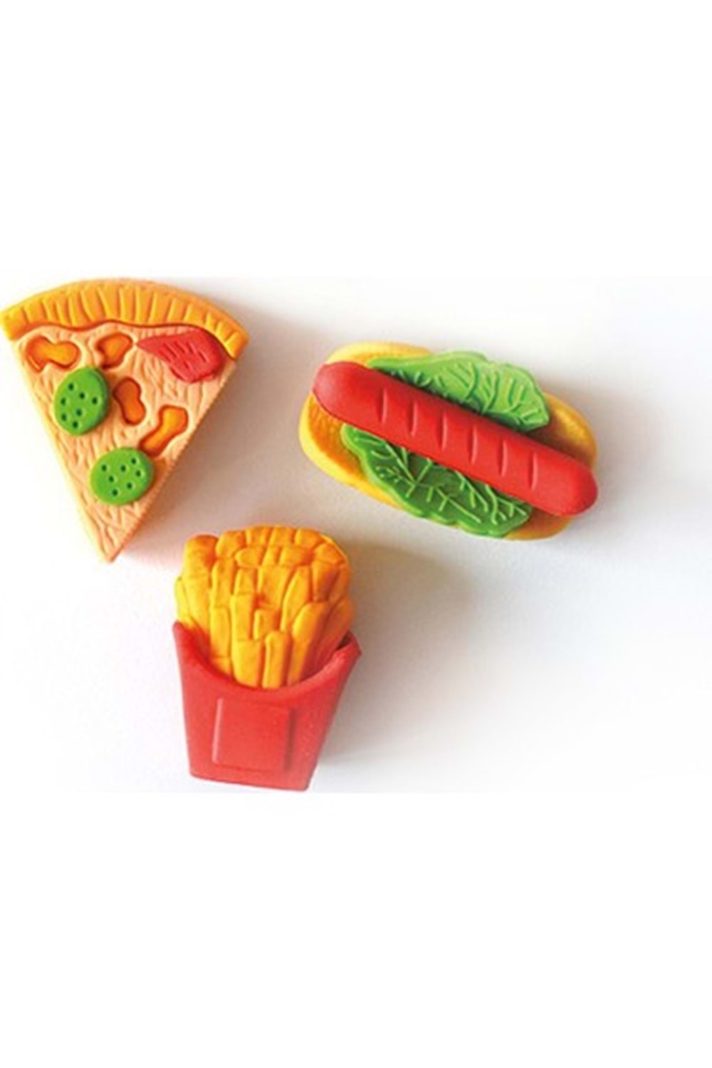 BUBU 3D SİLGİ FAST FOOD 24 LÜ PK.