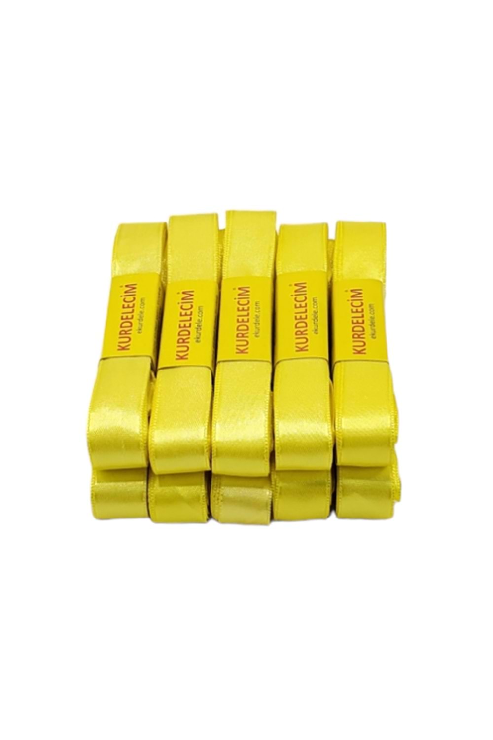 KURDELECİM SARI KURDELE 2 CM.*10MT.5 Lİ PK.