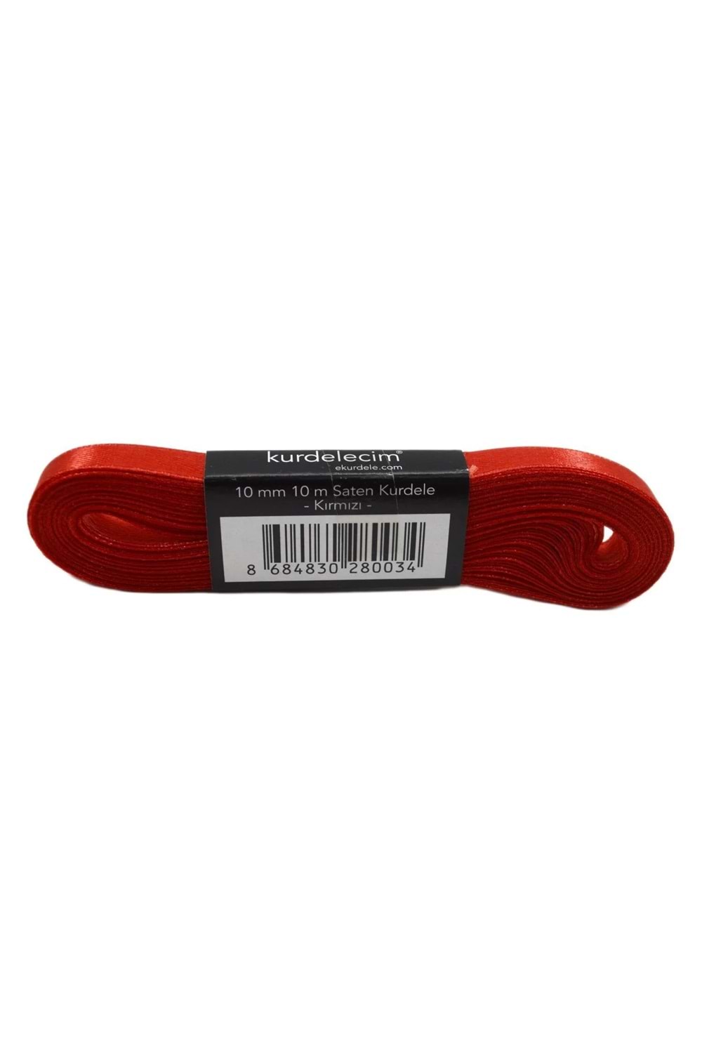 KURDELECİM KIRMIZI KURDELE 1 CM.*10MT. 10 LU PK.