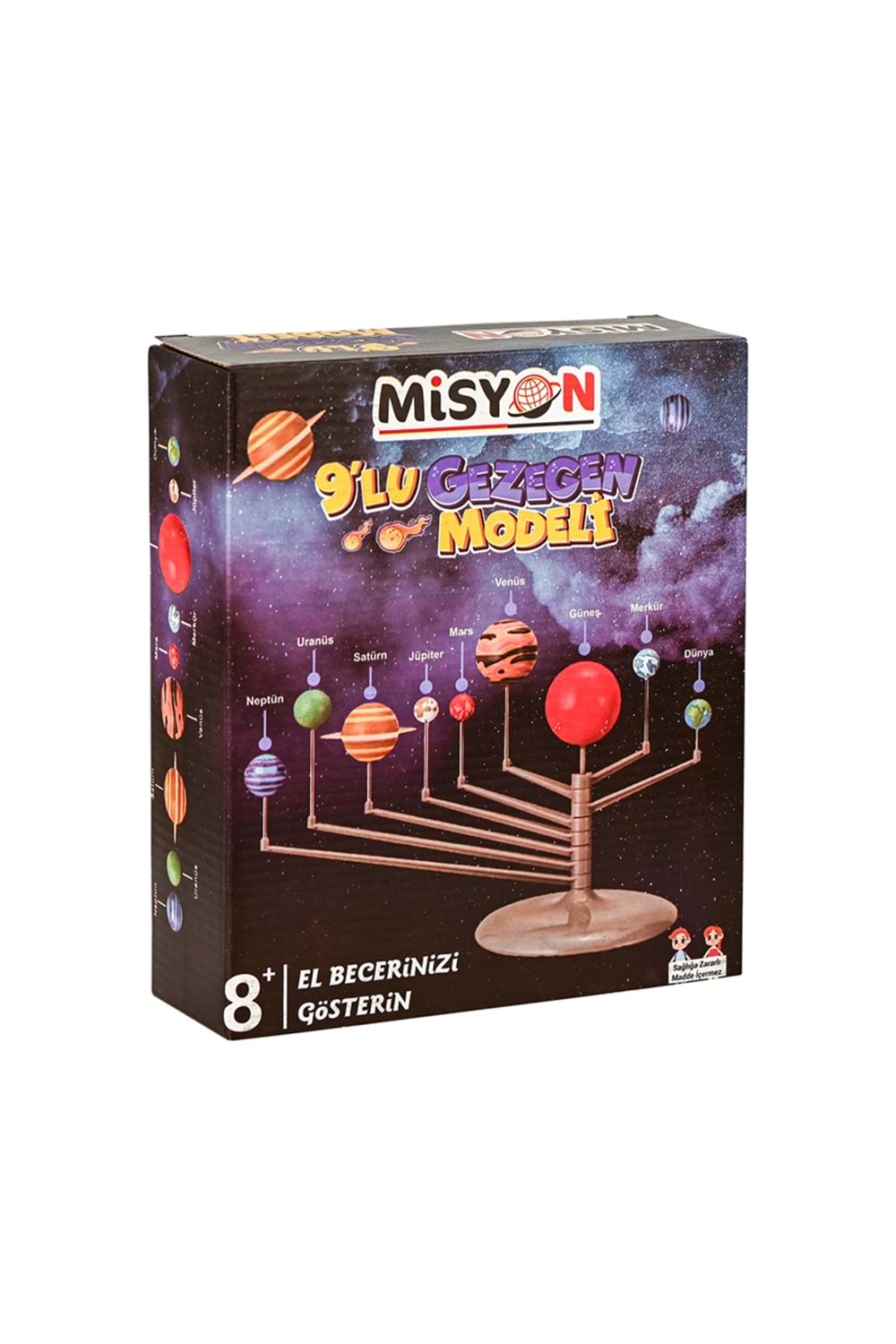 MİSYON 9 LU GEZEGEN MODELİ BOYAMALI SET MSY-08