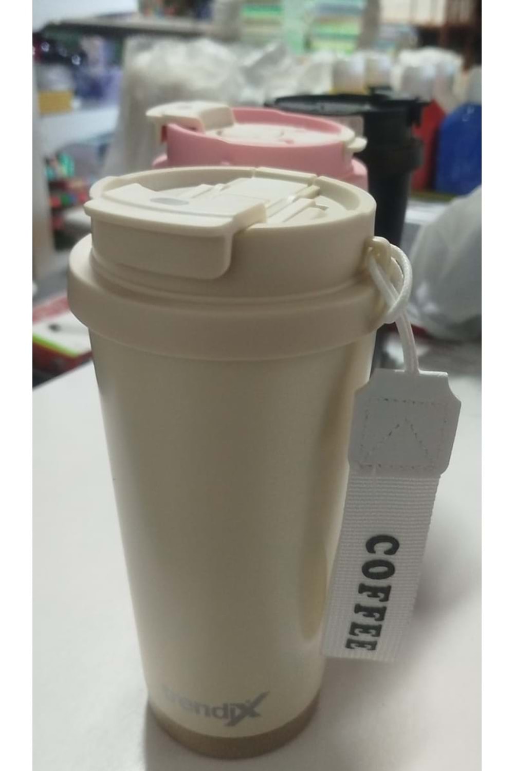 TRENDIX ÇELİK İÇLİ TERMOS BARDAK 500 ML KREM