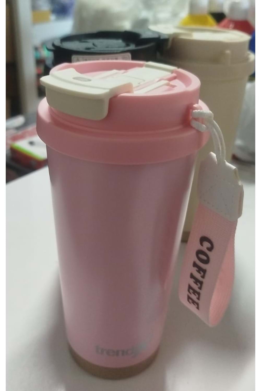 TRENDIX ÇELİK İÇLİ TERMOS BARDAK 500 ML PEMBE