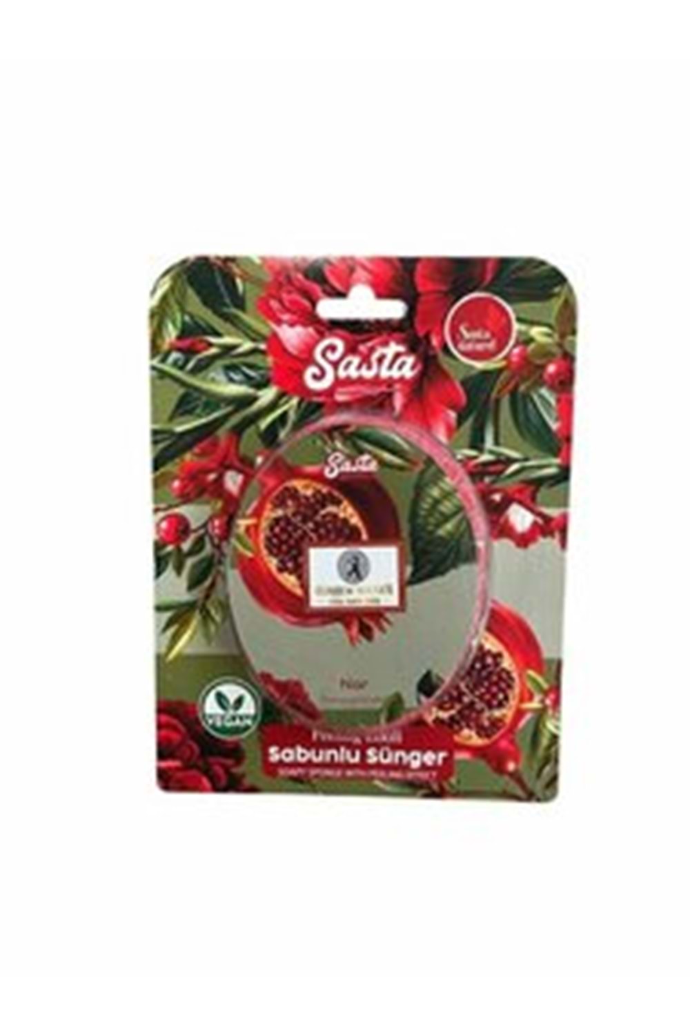 SASTA DOĞAL SÜNGERLİ SABUN NAR 130 GR.