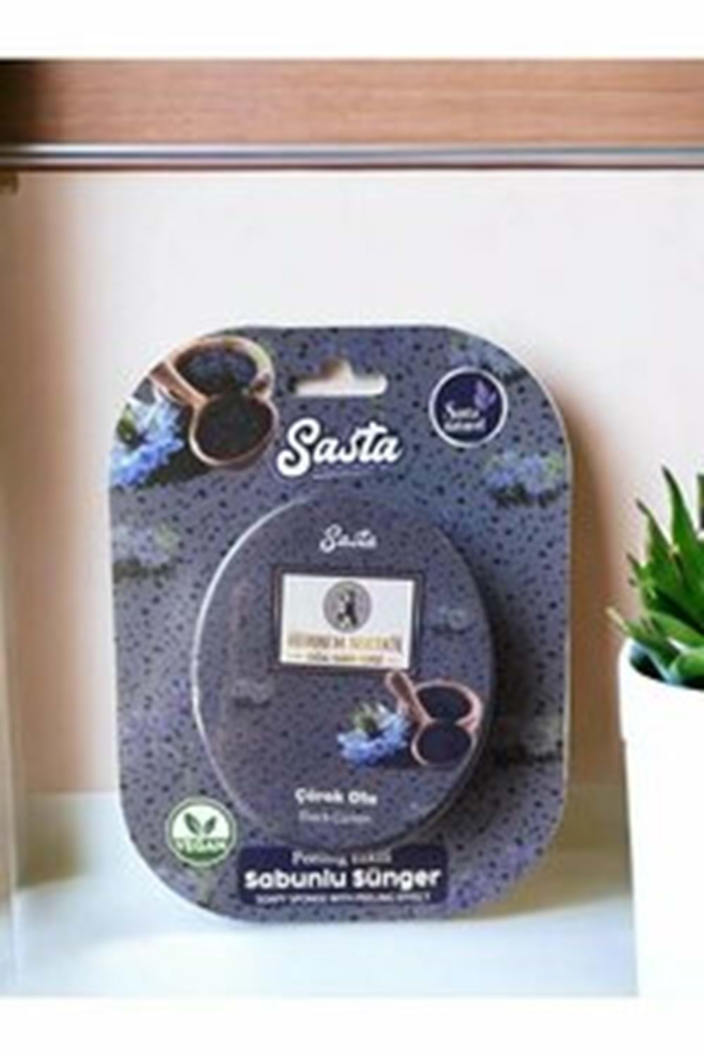 SASTA DOĞAL SÜNGERLİ SABUN ÇÖREK OTU 130 GR.