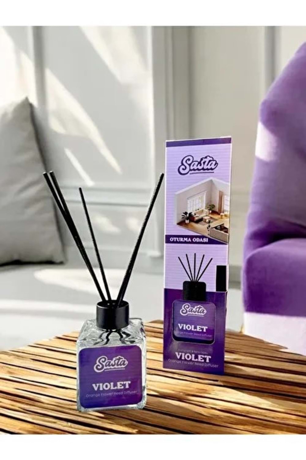 SASTA BAMBU EV KOKULARI OTURMA ODASI-VIOLET 100 ML.