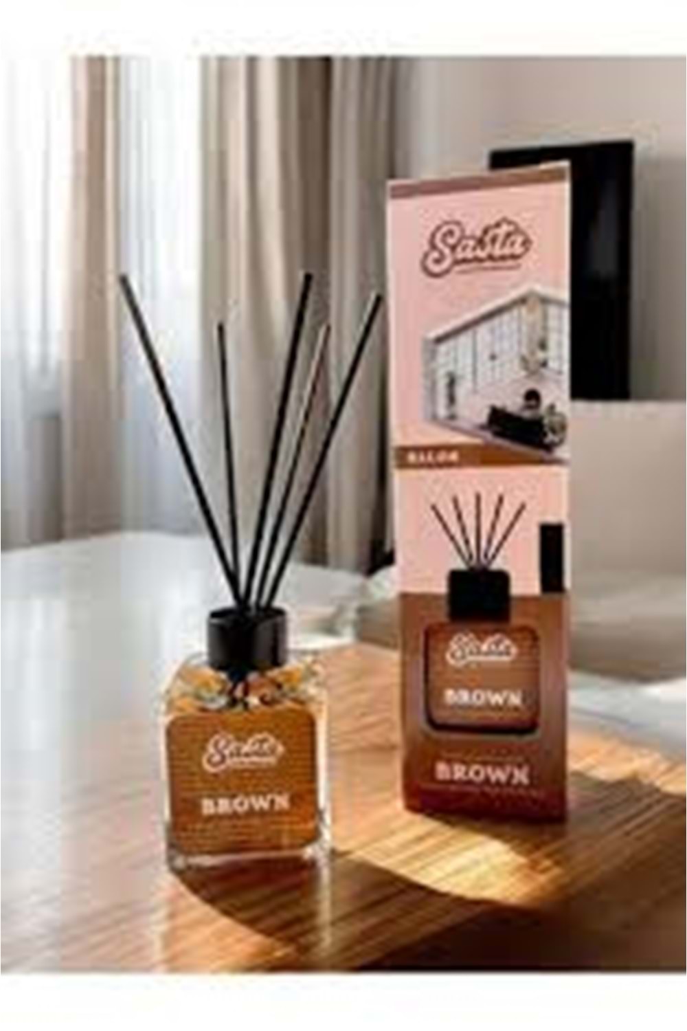 SASTA BAMBU EV KOKULARI SALON-BROWN 100 ML.