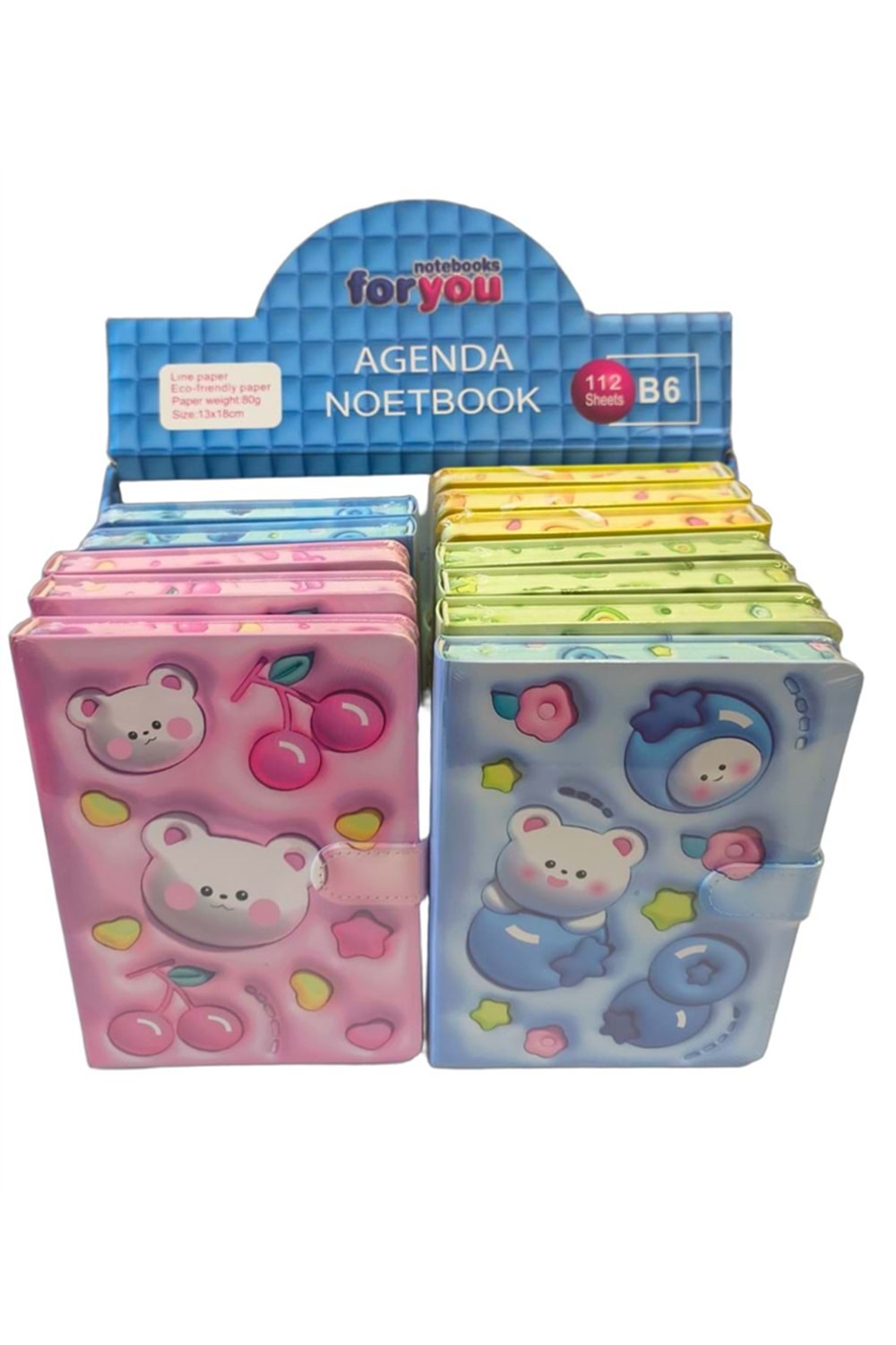 FORYOU KABARTMA AYICIKLI 13X18 NOT DEFTERİ 8600-6