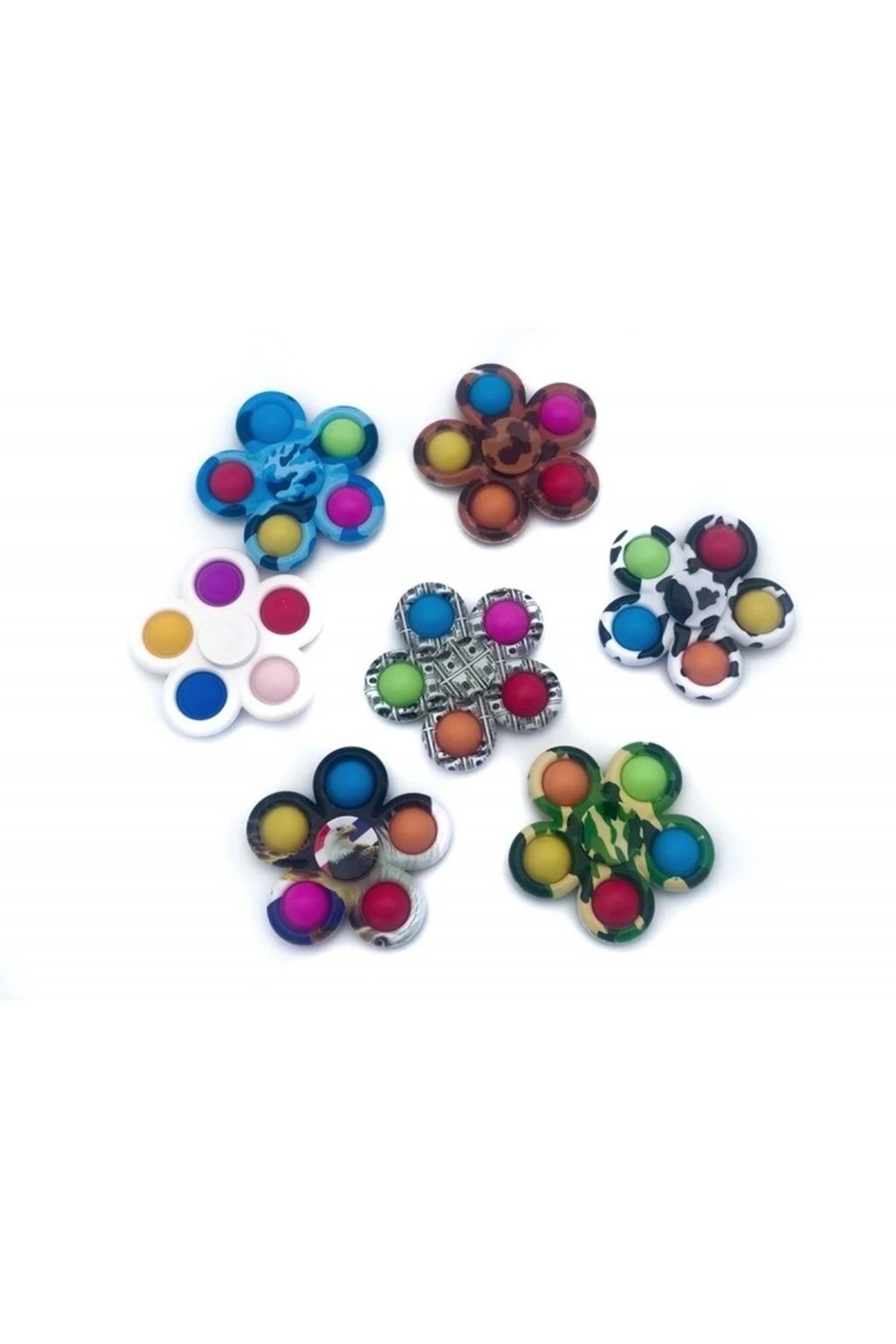 İBİS BASKILI STRES ÇARKLI POP IT 6 PARMAK KOD: 1041