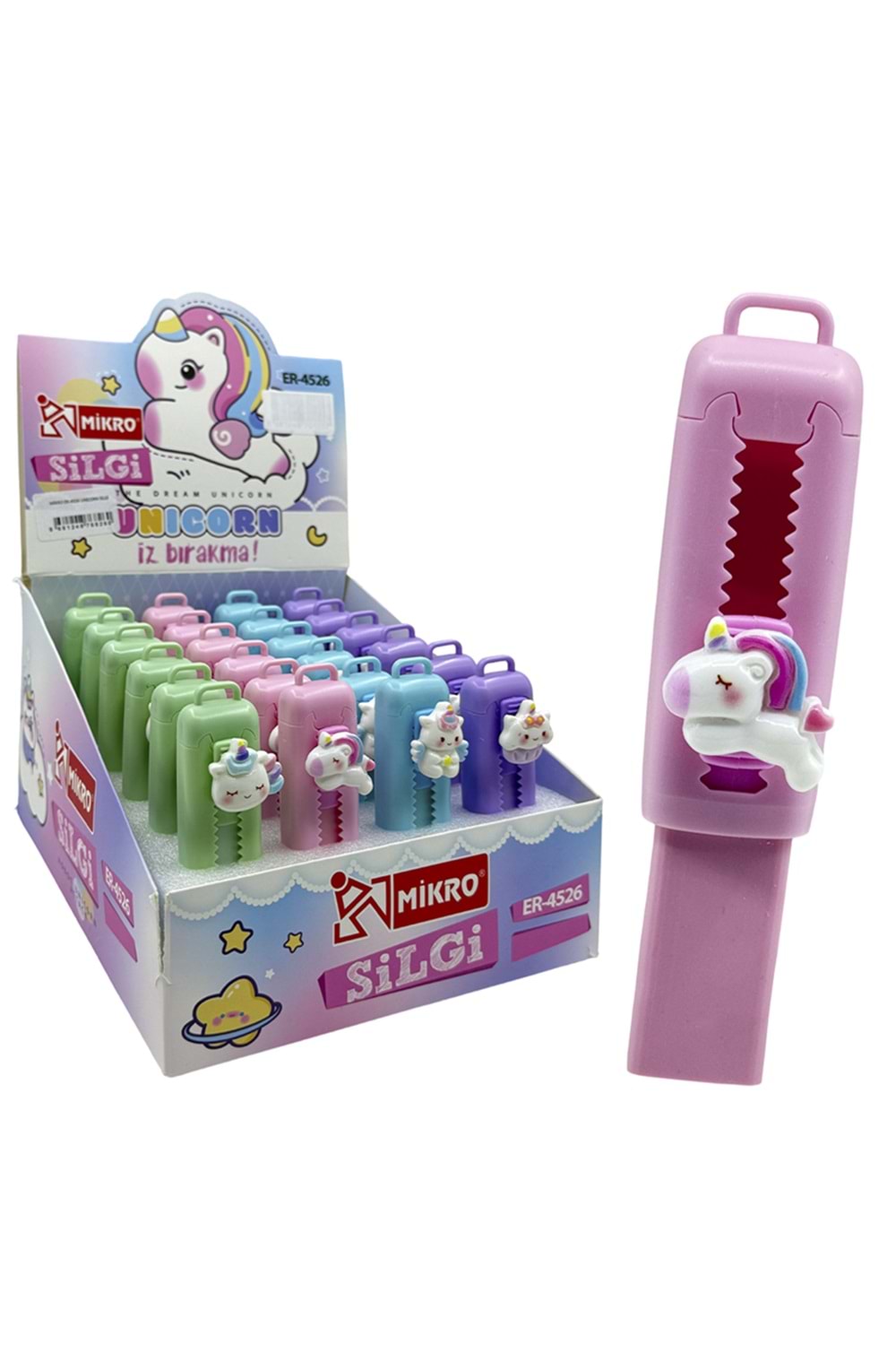 MİKRO SİLGİ UNİCORN SÜRGÜLÜ 24 LÜ PK. ER-4526