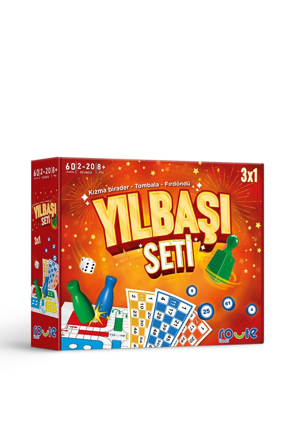 JOKER 3 LÜ YILBAŞI SETİ (TOMBALA,KIZMA BİRADER,FIRDÖNDÜ)