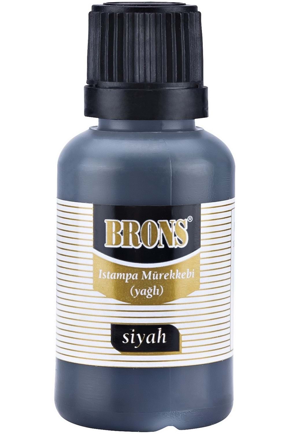 BRONS ISTAMPA MÜREKKEBİ SİYAH 30cc. BR-314