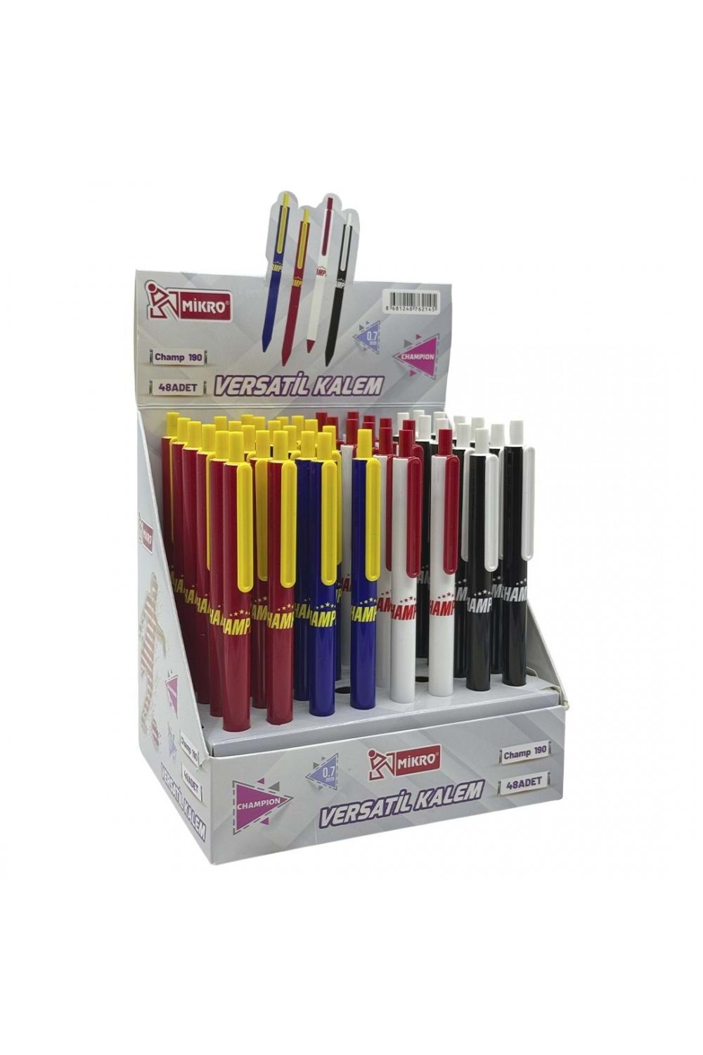 MİKRO VERSATİL KALEM 0,7 MM.48 Lİ PK.CHAMPION TARAFTAR 190