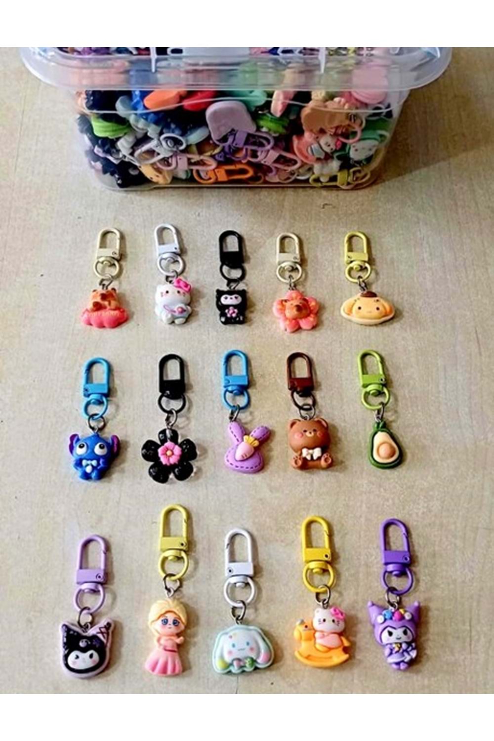 ANAHTARLIK ÇANTA FERMUAR SÜSÜ 200 LÜ PK.