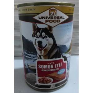 UNIVERSAL SOMON ETLİ KÖPEK KONSERVE 400 GR.PATE