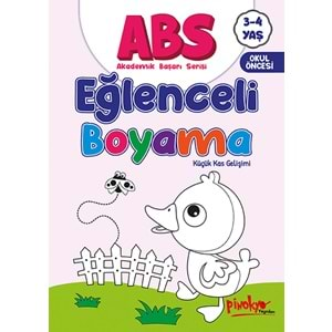 PİNOKYO ABS EĞLENCELİ BOYAMA 3-4 YAŞ 32 SAYFA