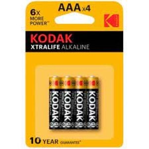 KODAK ALKALİN İNCE PİL 4 LÜ EXTRALİFE