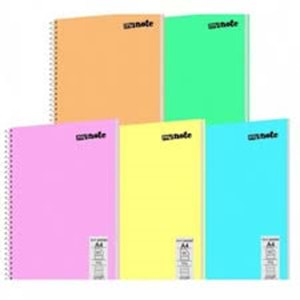 MYNOTE DEFTER A4 KARELİ 40 YP.SİPR.FLEX PASTEL PP.KPK.