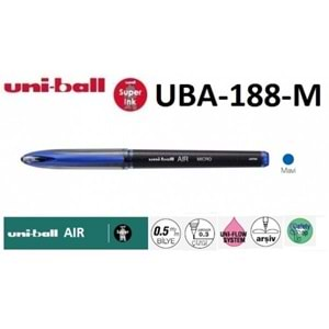 UNİ-BALL ROLLER KALEM AIR UBA-188-M 0,5 MM.MAVİ