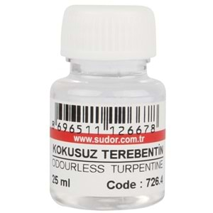 SÜDOR TEREBENTİN 25 ML.KOKUSUZ