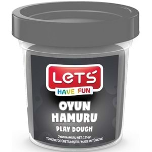 LETS OYUN HAMURU TEKLİ 115 GR.GRİ