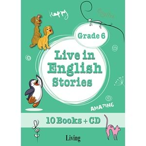 LİVİNG GRADE-6 LİVE İN ENGLİSH STORİES 10 KİTAP