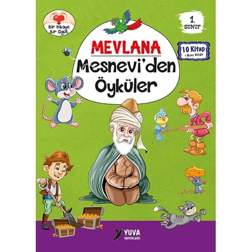 YUVA 1.SINIF MEVLANA MESNEVİDEN ÖYKÜLER (DÜZ)-10 KİTAP