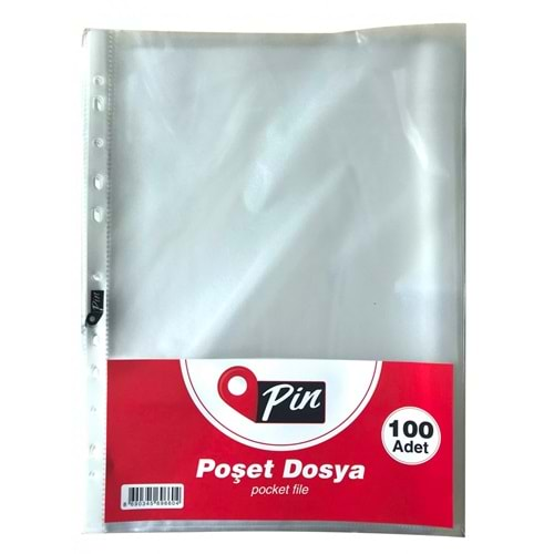 PİN POŞET DOSYA A4 ECO.100 LÜ PAKET