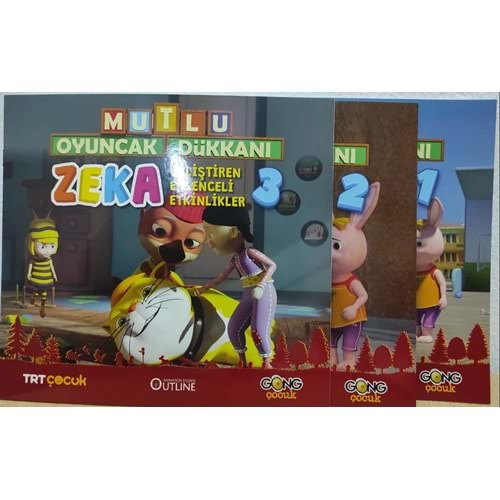 GONG MUTLU OYUNCAK DÜKKANI ZEKA-3 KİTAP SET