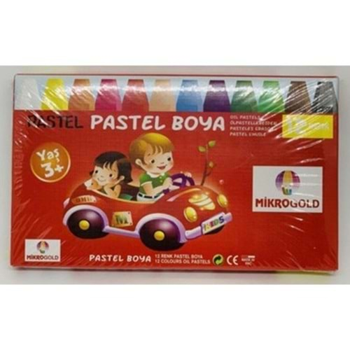 MİKROGOLD PASTEL BOYA 12 RENK