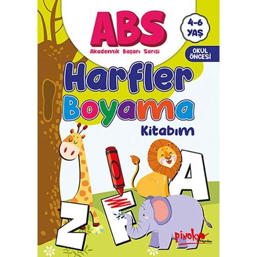 PİNOKYO ABS HARFLER BOYAMA 4-6 YAŞ 32 SAYFA