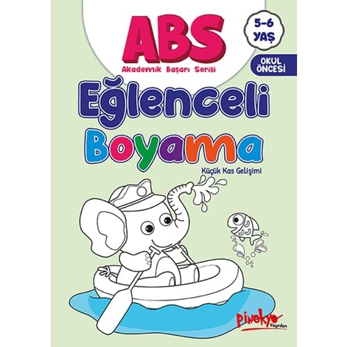 PİNOKYO ABS EĞLENCELİ BOYAMA 5-6 YAŞ 32 SAYFA