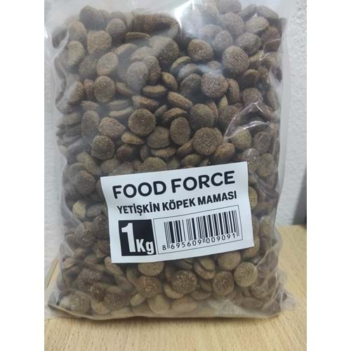 FOOD FORCE 1 KG.KÖPEK MAMASI KUZULU