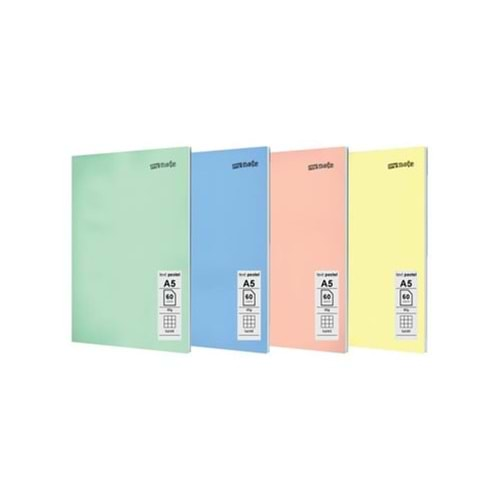 MYNOTE DEFTER A5 KARELİ 40 YP.DİKİŞLİ TEXT PASTEL PP.KPK.