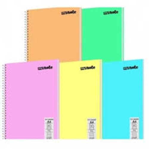 MYNOTE DEFTER A4 ÇİZGİLİ 40 YP.SİPR.FLEX PASTEL PP.KPK.