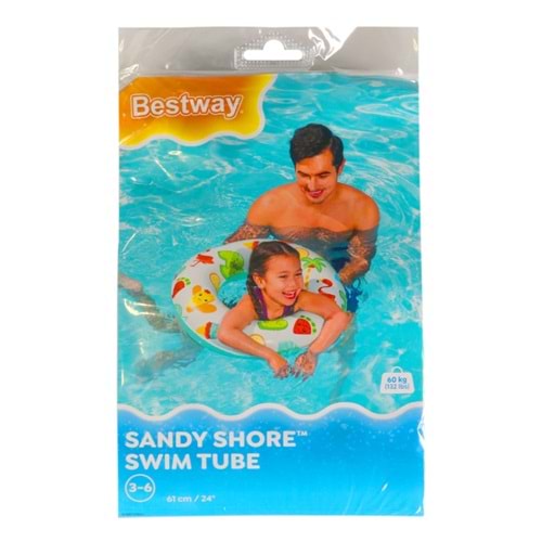 BESTWAY DESENLİ DENİZ SİMİDİ 61 CM.36014