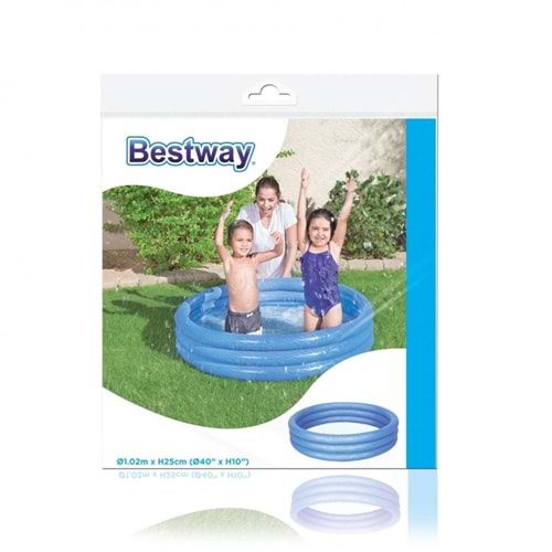 BESTWAY SU HAVUZU RENKLİ 102*25 CM.51024