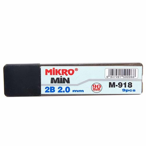 MİKRO MİN-UÇ 2B 2,0 MM.SİYAH M-918