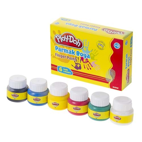 PLAY-DOH PARMAK BOYA 6 RENK 30 ML.