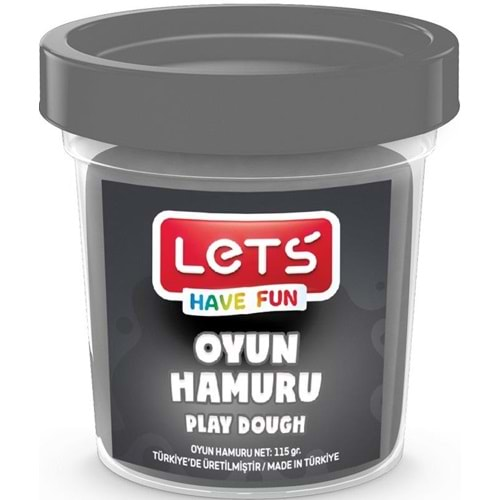 LETS OYUN HAMURU TEKLİ 115 GR.GRİ